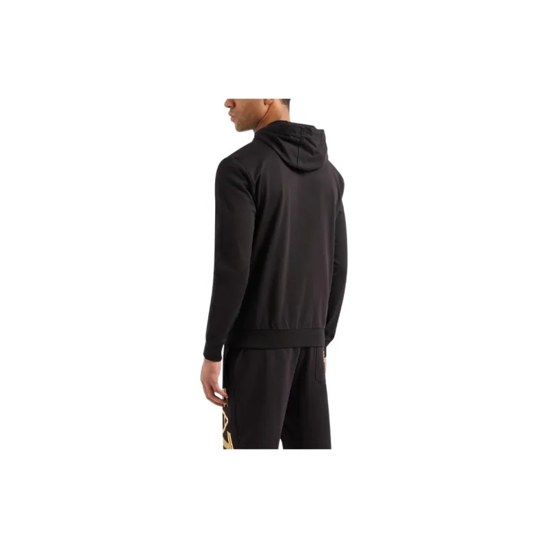 EMPORIO ARMANI Logo print Zip up Hoodie-2