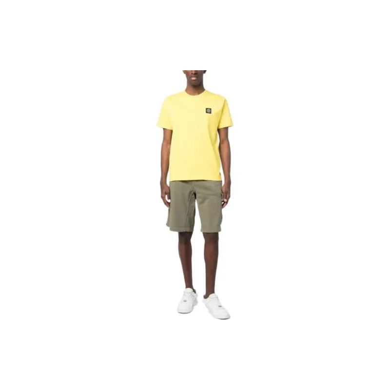STONE ISLAND SS23 T Shirt Men's Yellow-1