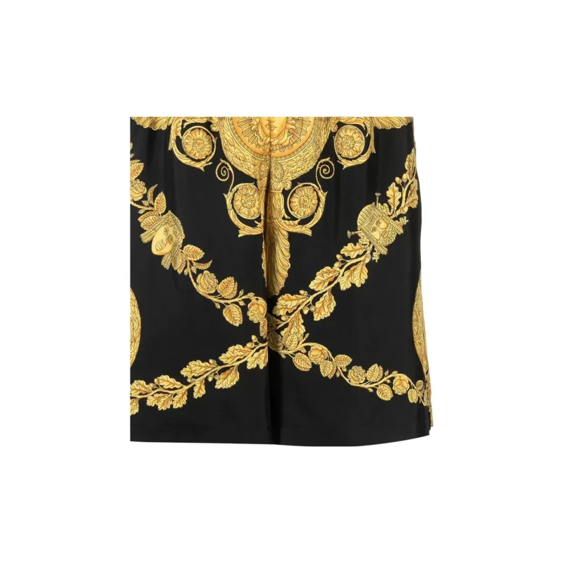 VERSACE Silk Shorts-5