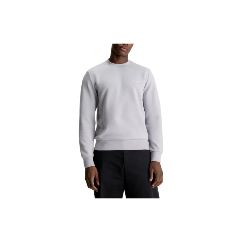 CALVIN KLEIN Sweatshirt Europe Version Men's Silver Candlestick-2