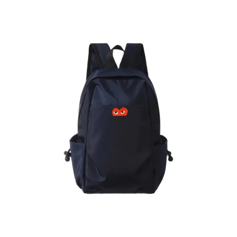CDG Play Oxford Backpack Mini Unisex Black/Blue/Gray-4