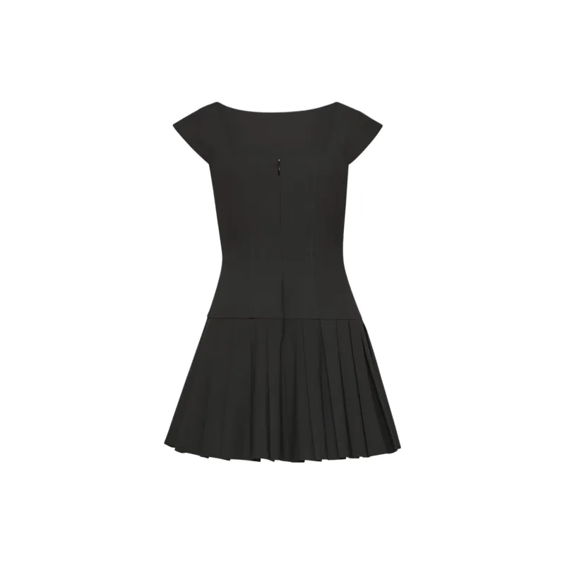 ARITZIA FW24 Sunday Best Palette Dress Short-Sleeved Dresses Women's BLACK/Black-1