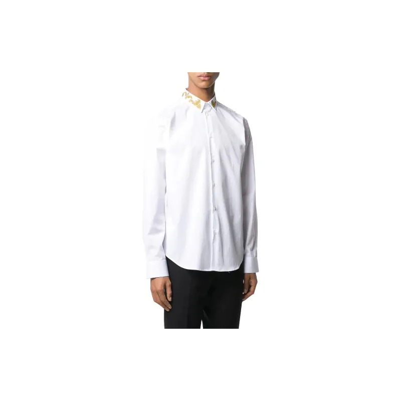 VERSACE Shirts Men White-4