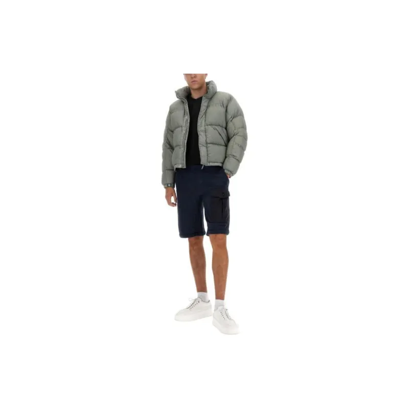 TEN C Long Sleeved Quilted Padded Jacket-2