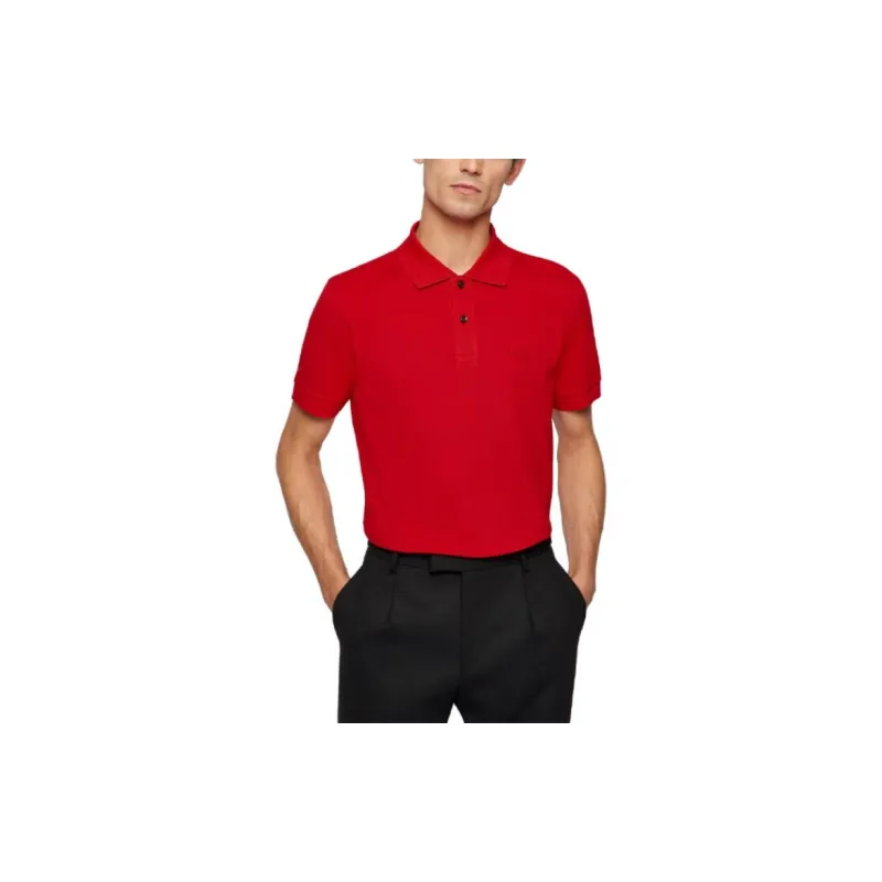 HUGO BOSS Polo Shirts Men Red-1