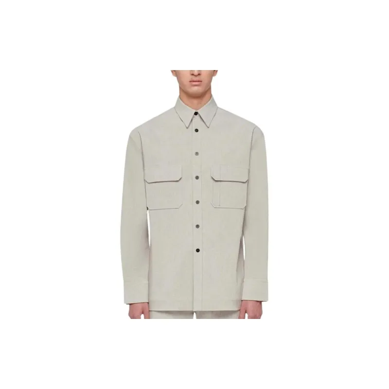Ferragamo Long Sleeved Button Up Shirt-1