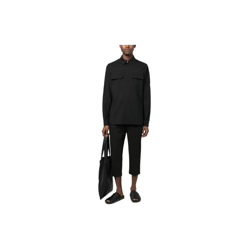 RICK OWENS Concealed front Shirt Jacket-1