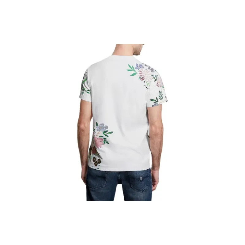 GUESS T-Shirts Men White-3