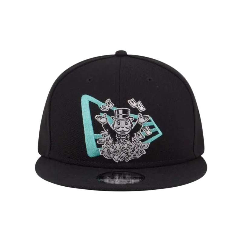 New Era Cotton Baseball Caps Unisex Black-1