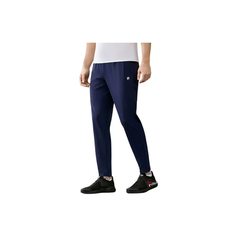 FILA Knitted Sweatpants Men Navy Blue-2