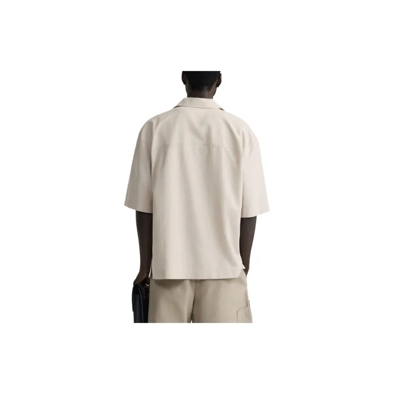 ZARA Shirts Men Sand-2