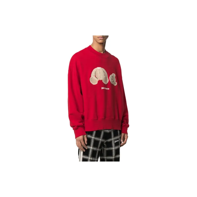 PALM ANGELS Bear Sweatshirt-2