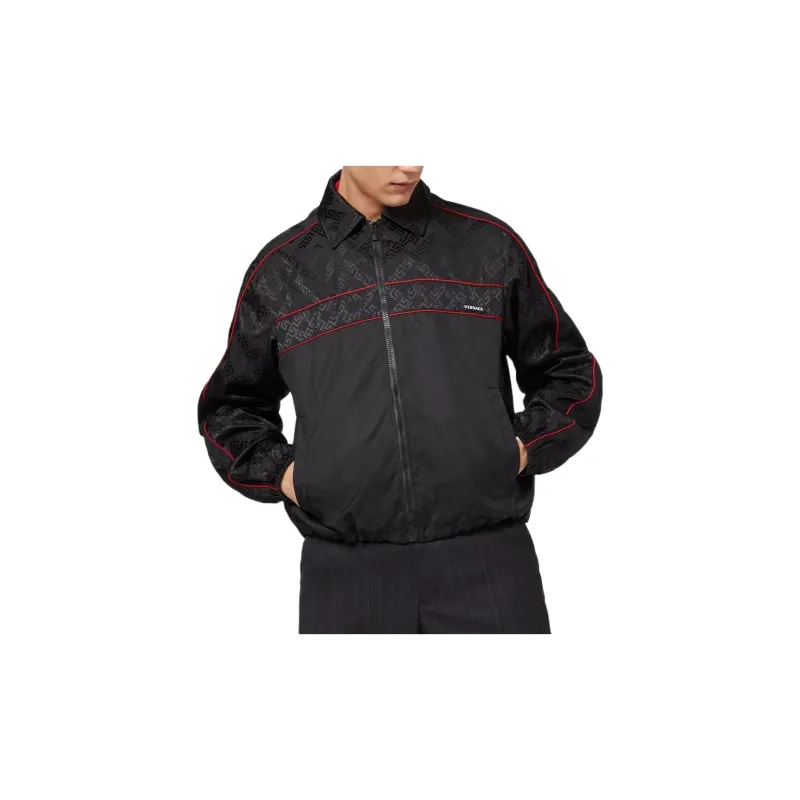 VERSACE FW22 Jackets Coats Men's Black-3