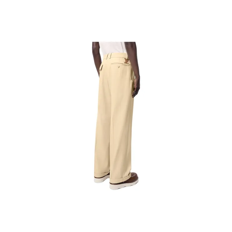 LOUIS VUITTON SS24 Casual Pants Men's Beige-3