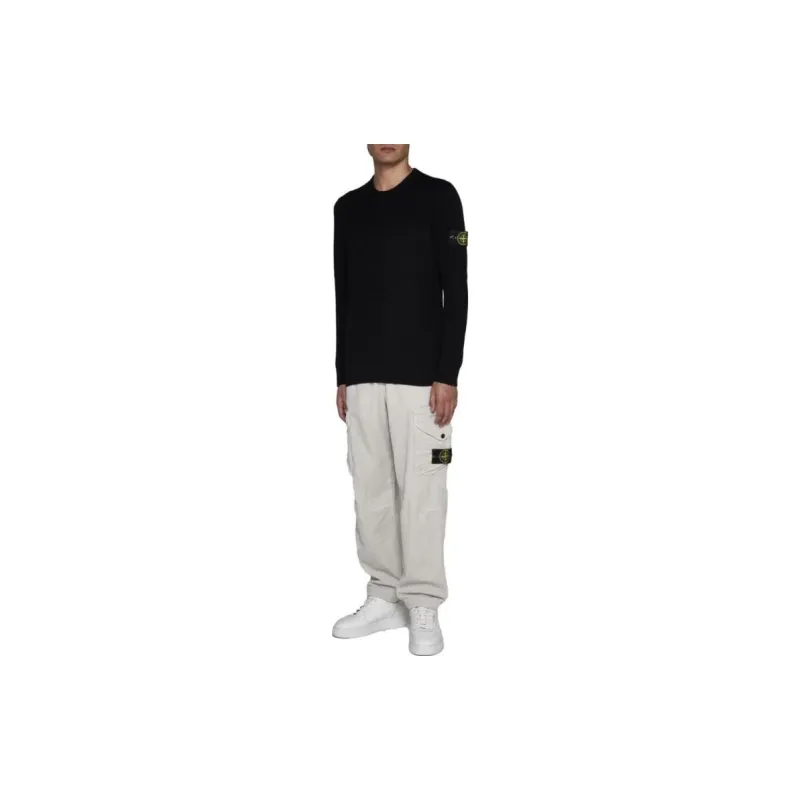 STONE ISLAND Corduroy Cargo Straight Leg Trousers-3