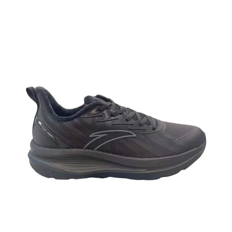 Anta Cloud Journey Anti Slip Wear Resistant Low Top Casual Running Shoes Men's Black Gray-1