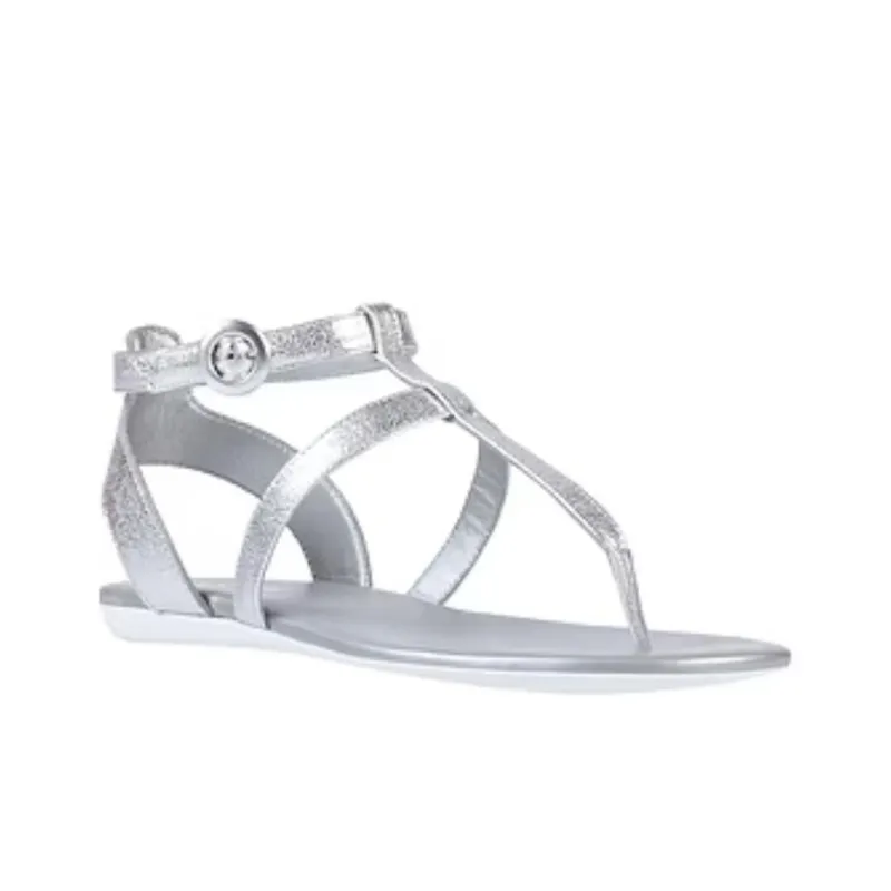 HOGAN Valencia Strap Sandals Women's Silver-2