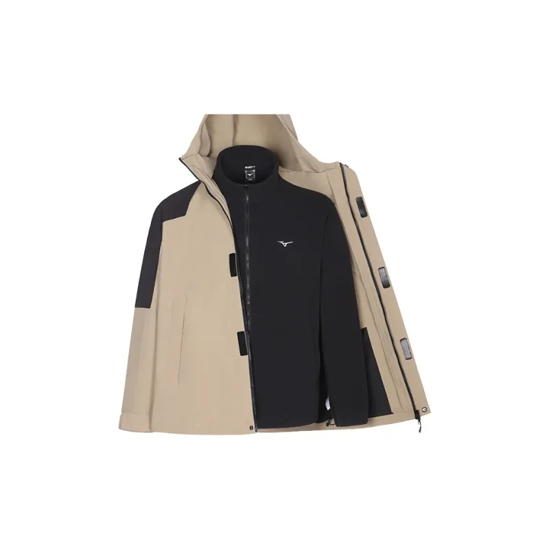Mizuno ESSENTIAL Series Water Resistant Windproof Wear Resistant Warm Anti Static Windbreaker Jacket Unisex-10