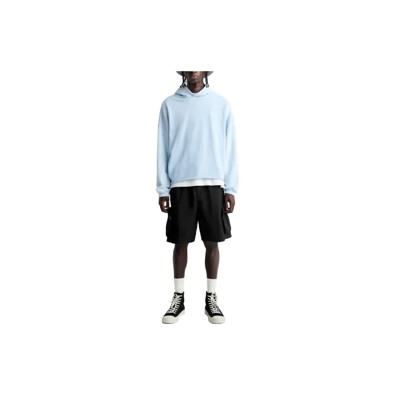 ZARA Cargo Shorts Men Black-2