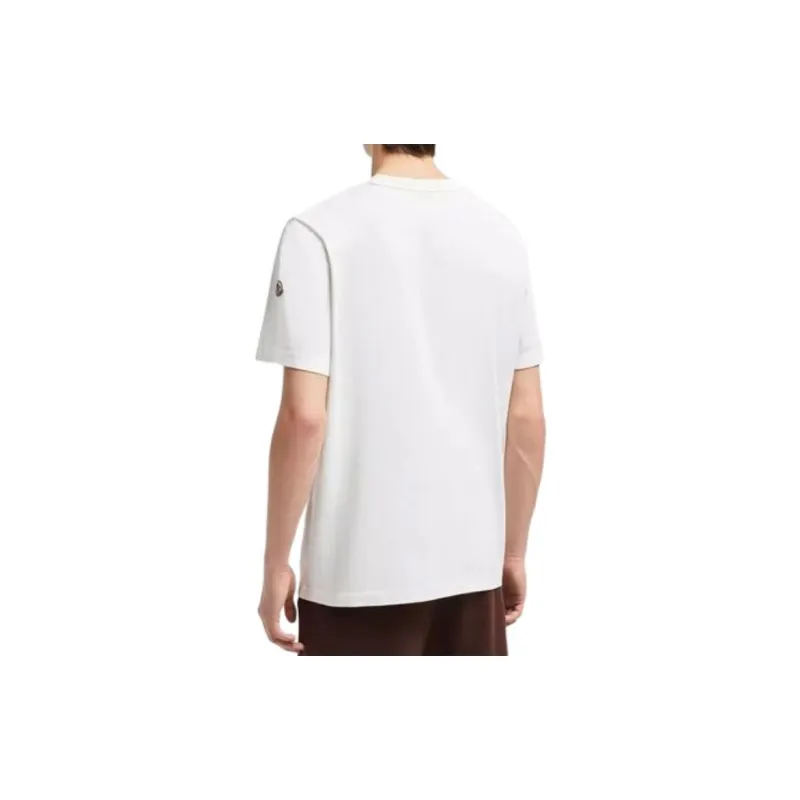 Moncler T Shirts Men White-2