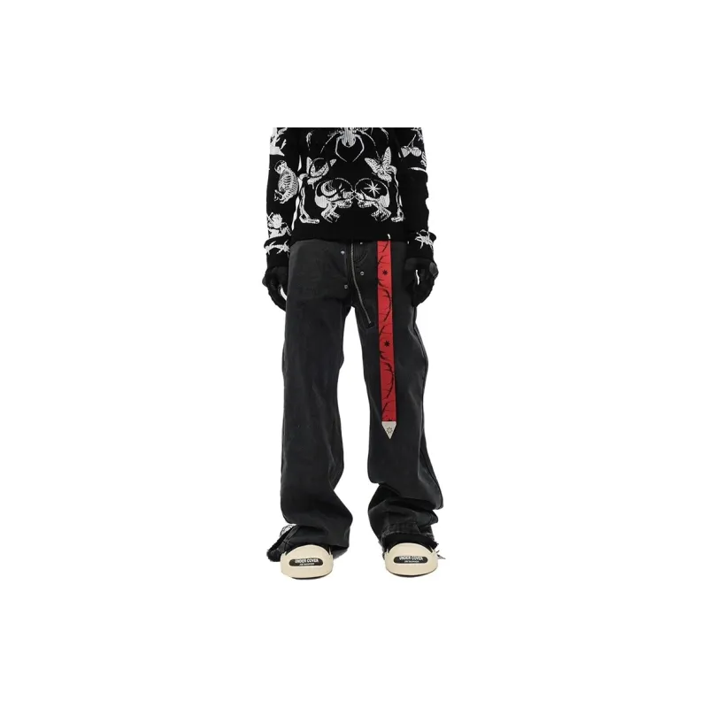 FREE WORLD ORDER Jeans Unisex Black-3