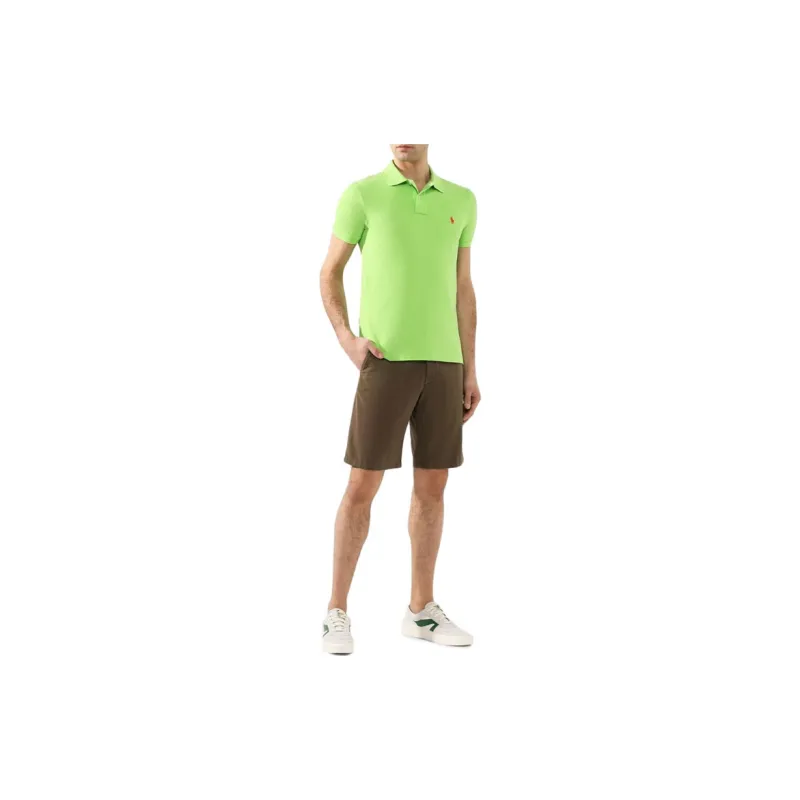 Polo Ralph Lauren Logo Embroidered Short Sleeved Polo Shirt-3