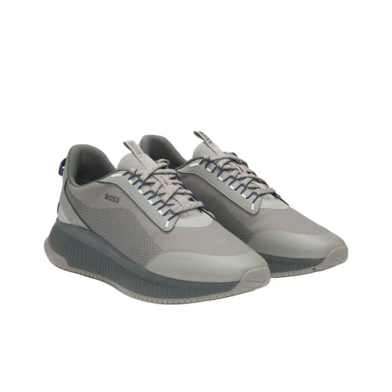 HUGO BOSS Low Top Casual Shoes Men's Gray-2