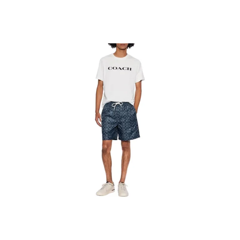 COACH Casual Shorts Men Blue-1