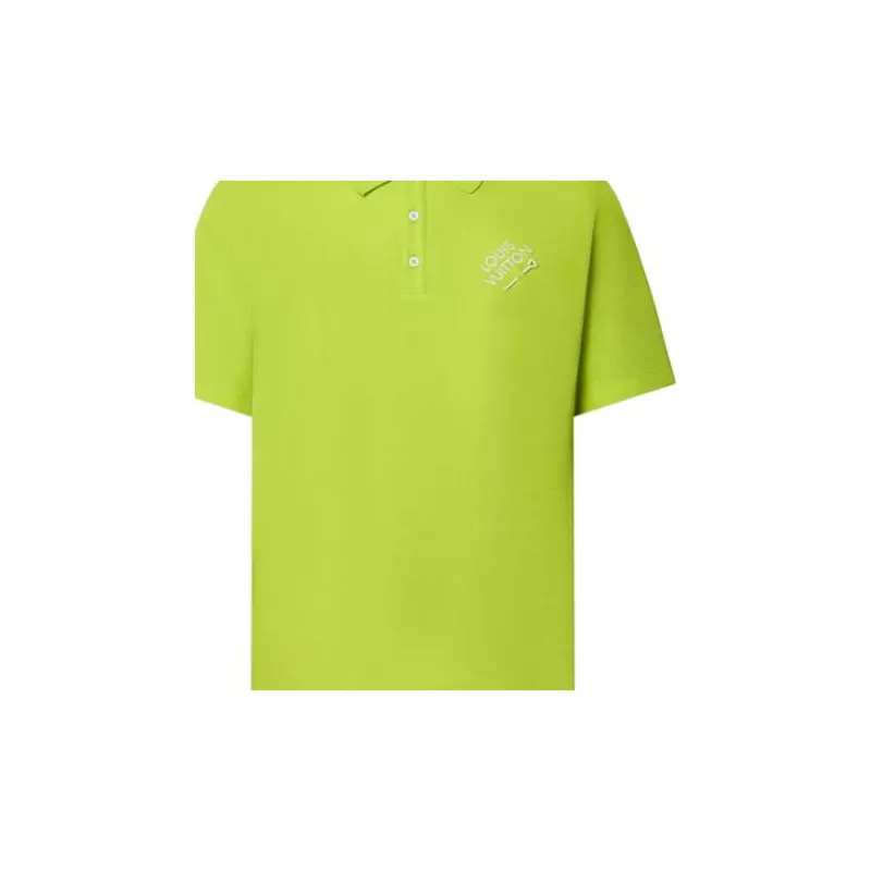 LOUIS VUITTON FW23 Polo Shirt Men's Green-5