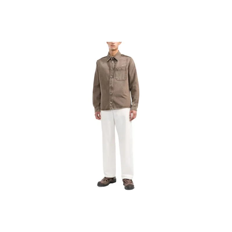 OFF WHITE Denim Jackets Men Khaki-1