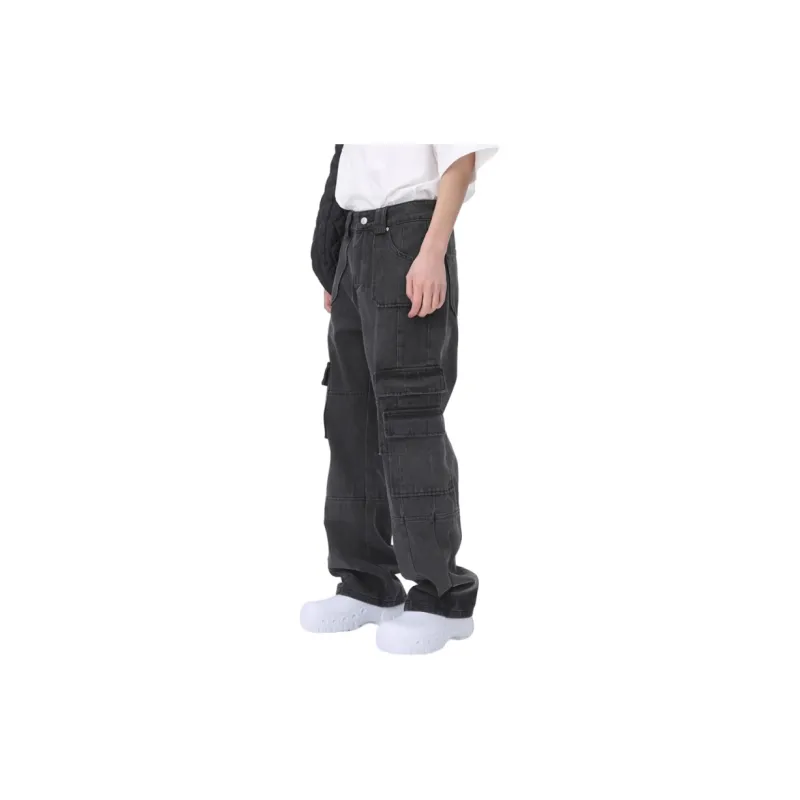 Voguo Relay Jeans Unisex Black Gray-6