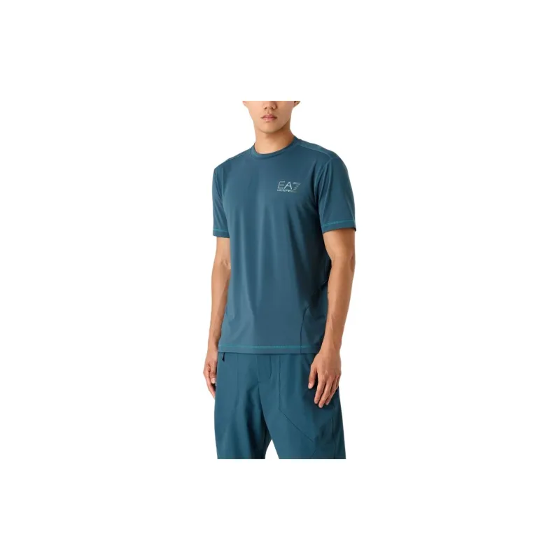EMPORIO ARMANI EA7 SS24 T Shirt Men's Green-3