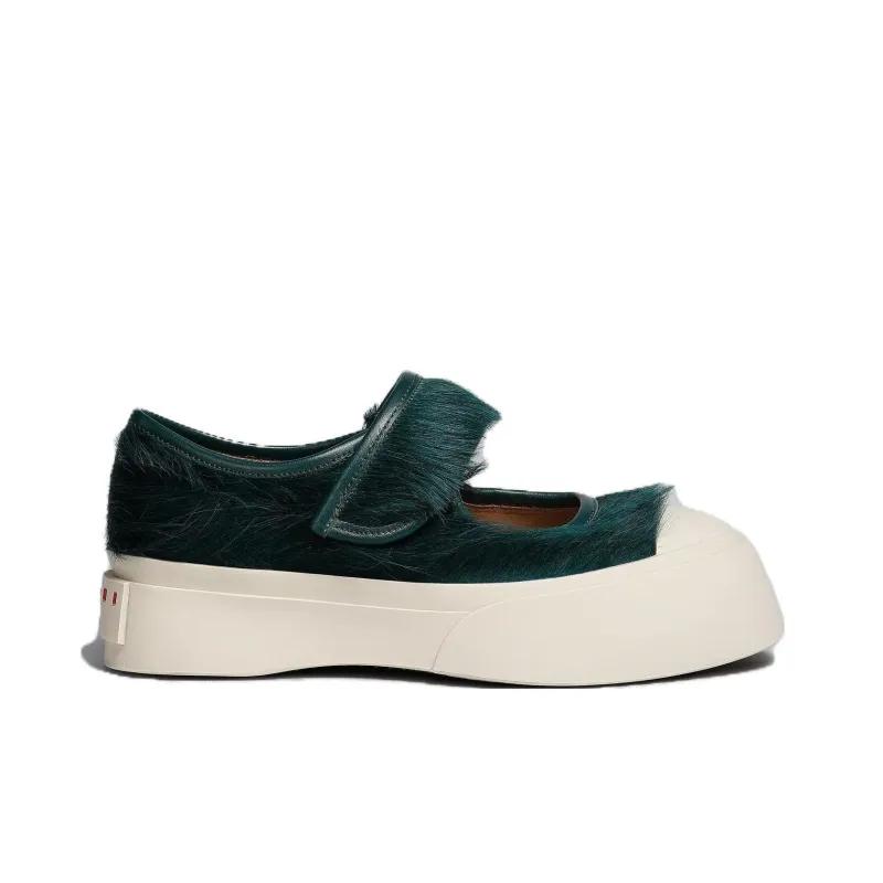 MARNI Women's Mary Jane Sneaker 'North Sea'-1