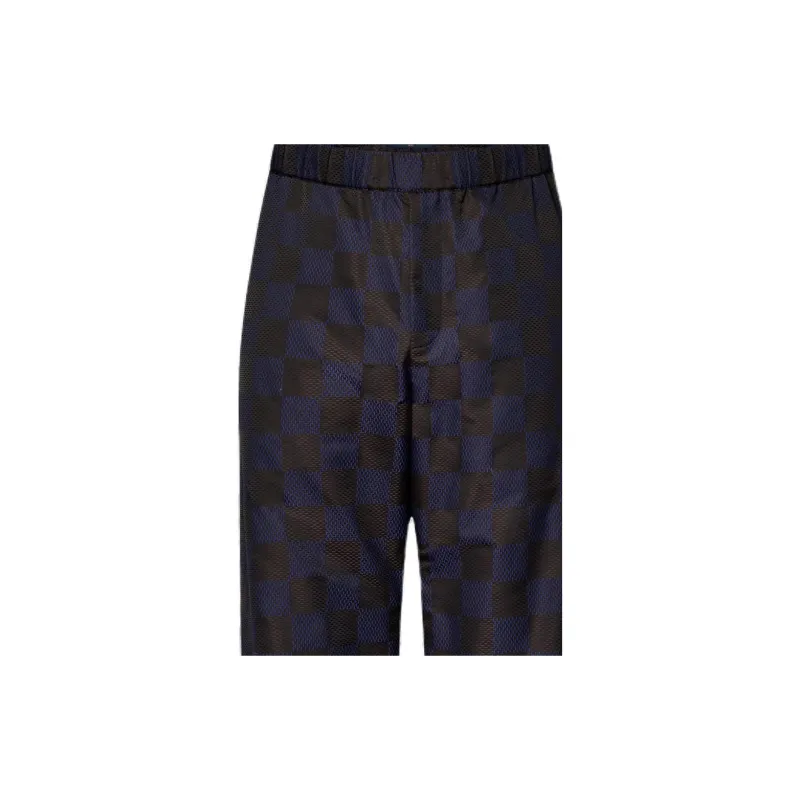LOUIS VUITTON Damier Pop Nylon Travel Pants-5