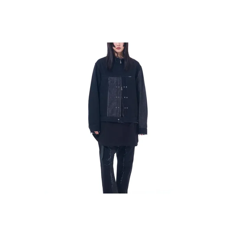 Yohji Yamamoto S'YTE SS24 Denim Jacket Unisex Black-5