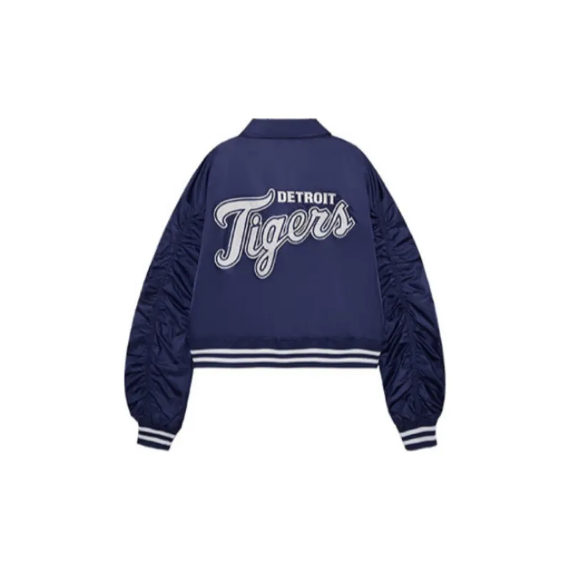 New Era FW24 Jacket Women's Navy Blue-1