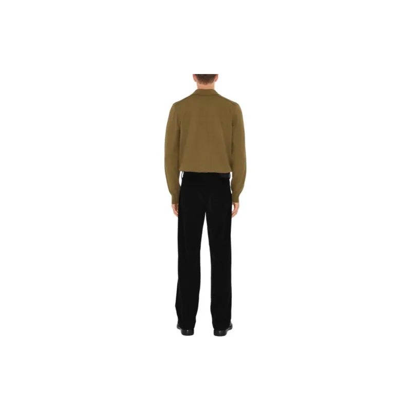 Burberry Polo Shirts Men Dark Brown-2