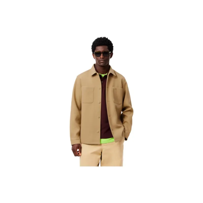 LACOSTE Flannel Shirt Jacket-1