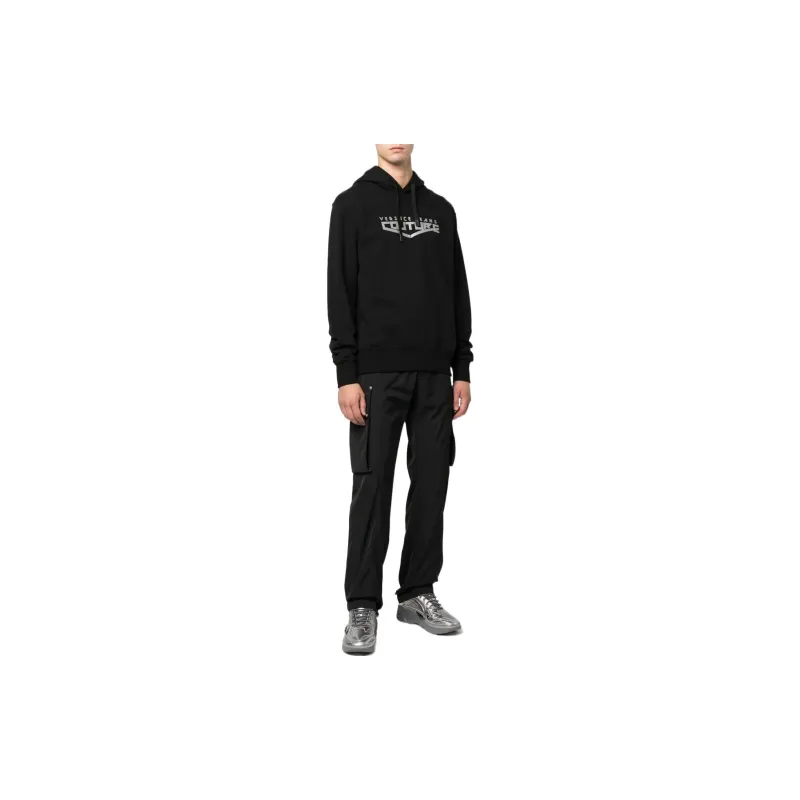 VERSACE JEANS COUTURE Logo print Pullover Hoodie-2