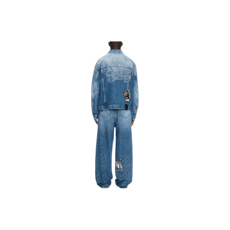 OFF WHITE Character Skate Denim Jacket-1