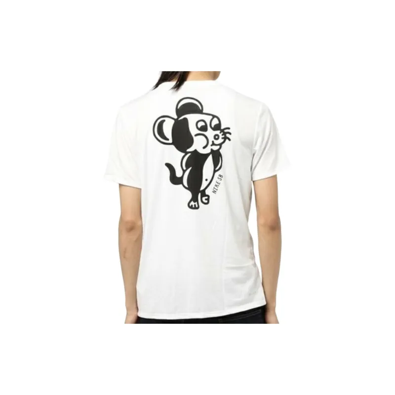 Nike T Shirts Unisex White-2
