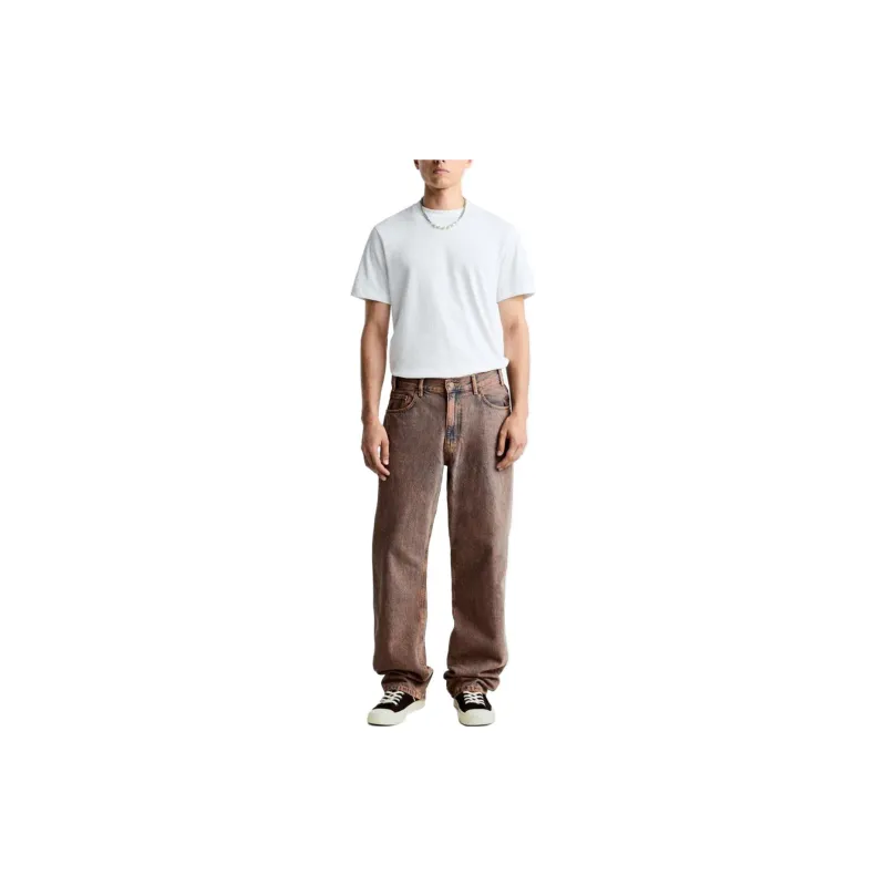 ZARA Jeans Men Dark Orange-2