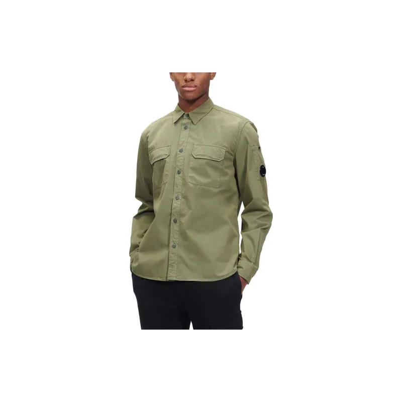 C.P.Company Shirts Men Bronze Green-1