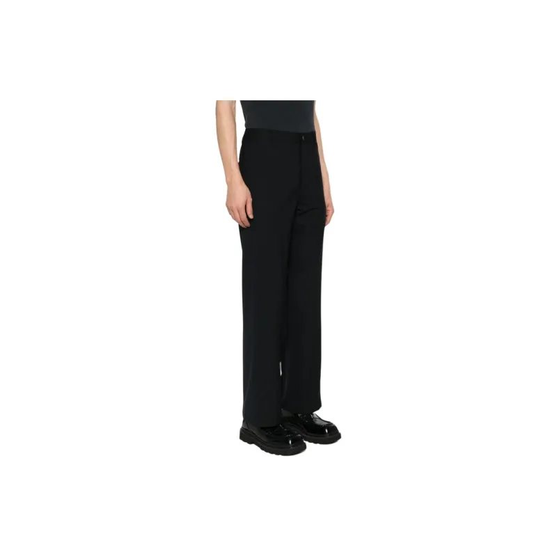 Sunflower Twist Pinstripe-pattern Wide-leg Trousers-4