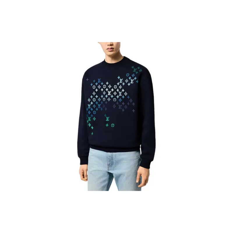 LOUIS VUITTON 1AFVIV Embroidered Cotton Sweatshirt-3