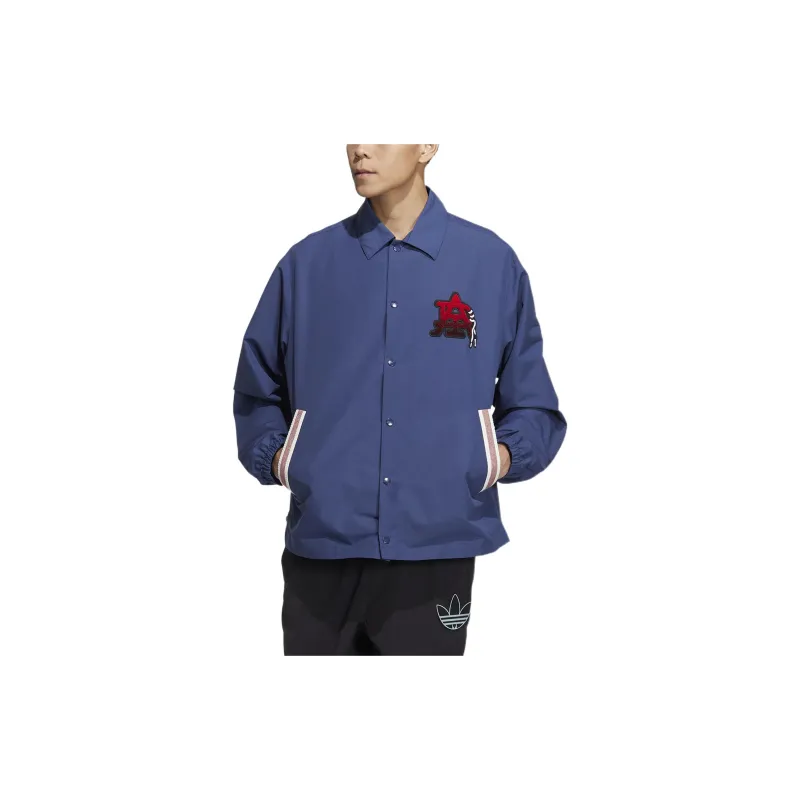 Adidas Originals Jackets Men Blue-1