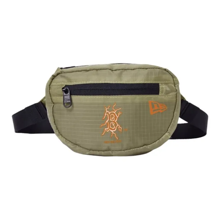 New Era × MLB Collaboration Fabric One Shoulder Crossbody Fanny Pack Unisex Green-0