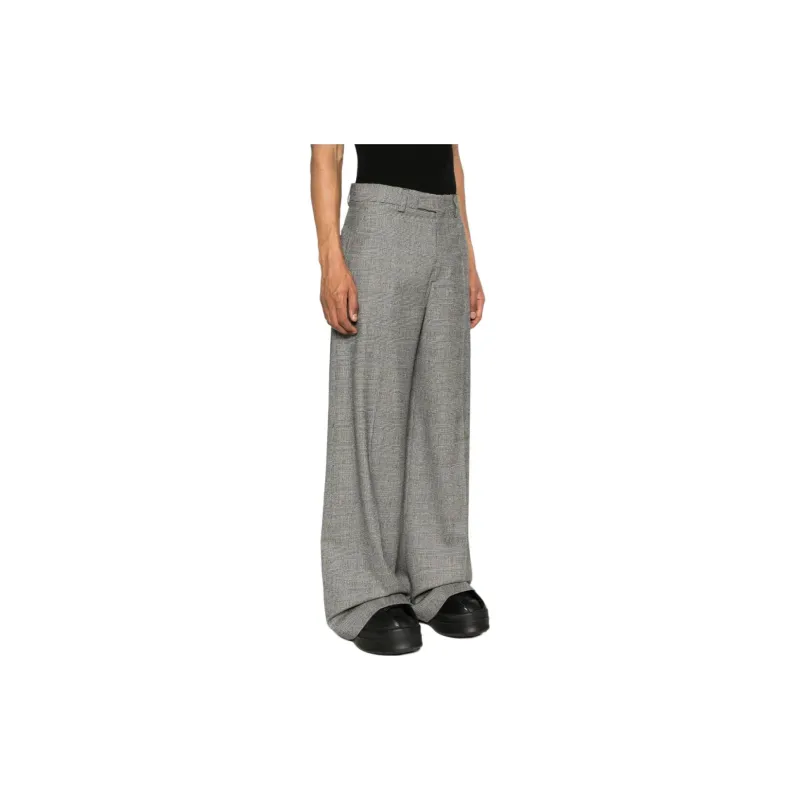 Vetements Prince Of Wales Wide leg Trousers-3