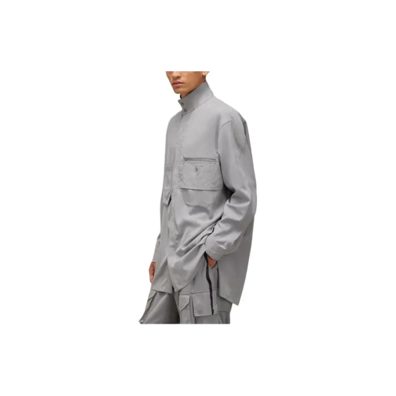 Y-3 Free Shipping With AdiClub Y-3 Washed Twill Overshirt-4