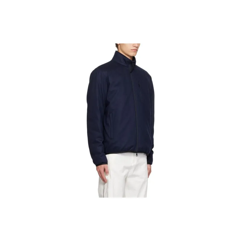 Moncler Jackets Coats Men's Navy Blue-3